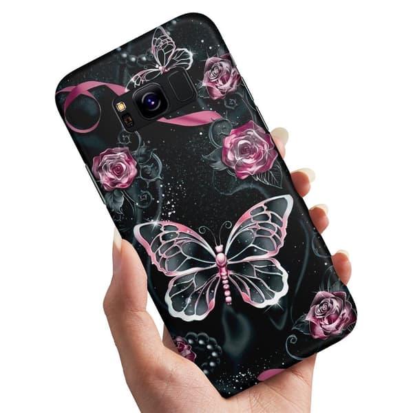 Samsung Galaxy S8 - Cover/Mobilcover Sommerfugle