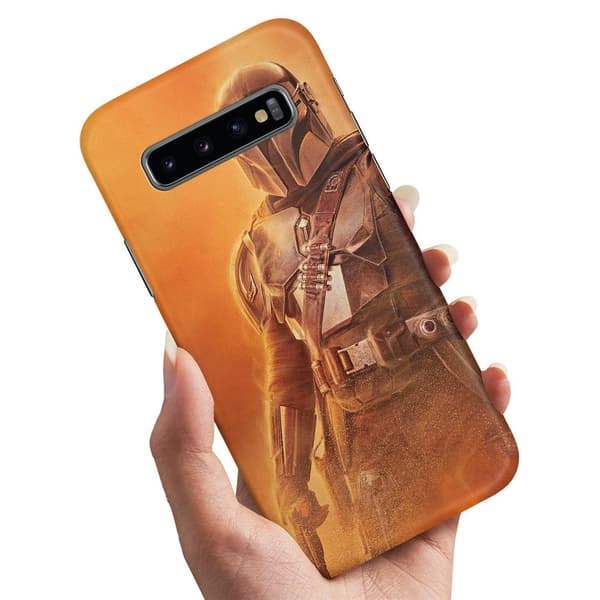 Samsung Galaxy S10 Plus - Skal/Mobilskal Mandalorian Star Wars