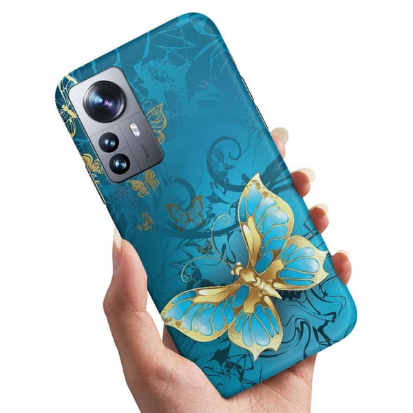 Xiaomi 12 Pro - Cover/Mobilcover Sommerfugle