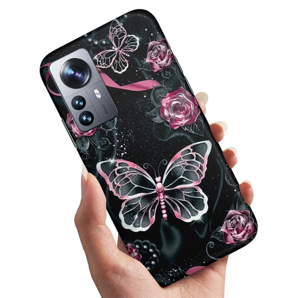 Xiaomi 12 Pro - Cover/Mobilcover Sommerfugle