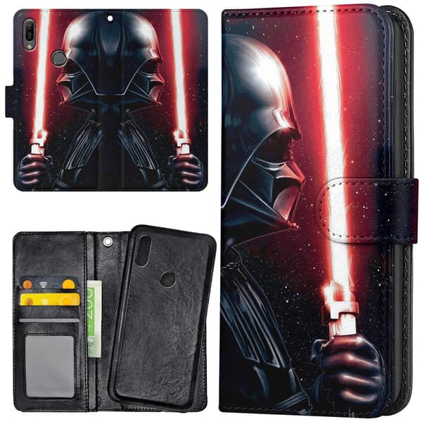 Huawei Y6 (2019) - Plånboksfodral/Skal Darth Vader