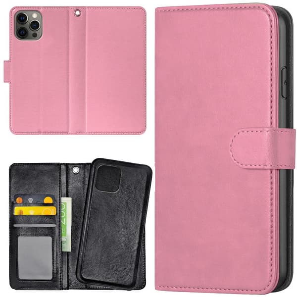 iPhone 14 Pro Max - Lommebok Deksel Lyserosa