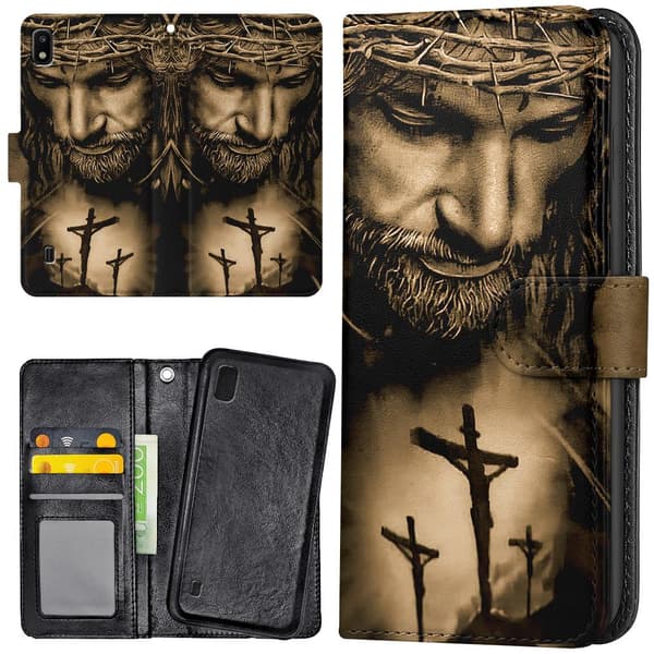 Samsung Galaxy A10 - Lommebok Deksel Jesus