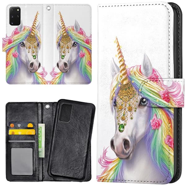 Samsung Galaxy S20 Plus - Lompakkokotelo/Kuoret Unicorn/Yksisarvinen