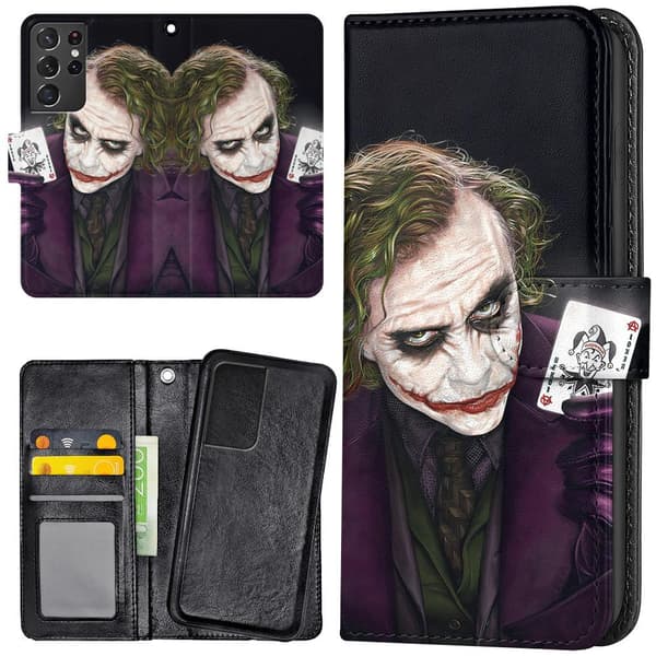 Samsung Galaxy S21 Ultra - Plånboksfodral/Skal Joker