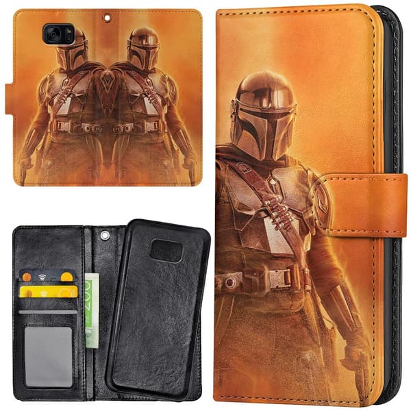 Samsung Galaxy S7 - Lommebok Deksel Mandalorian Star Wars