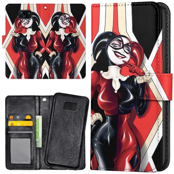 Samsung Galaxy S7 - Plånboksfodral/Skal Harley Quinn