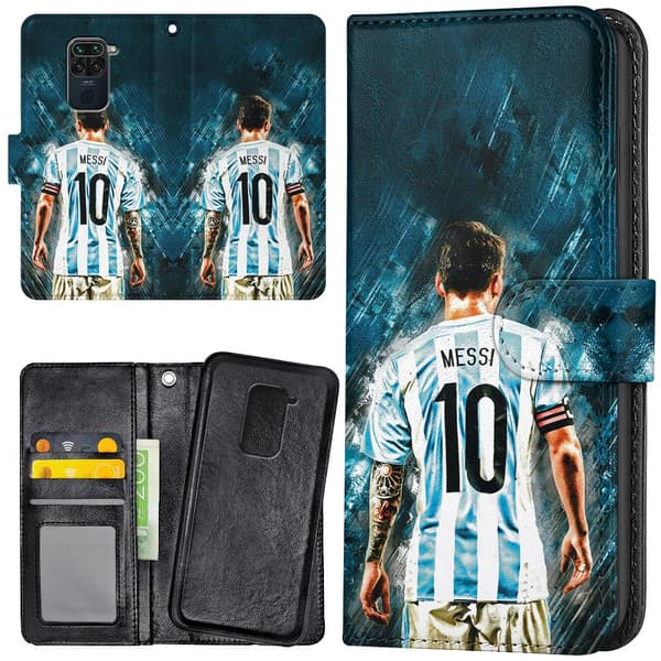 Xiaomi Redmi Note 9 - Mobilcover/Etui Cover Messi