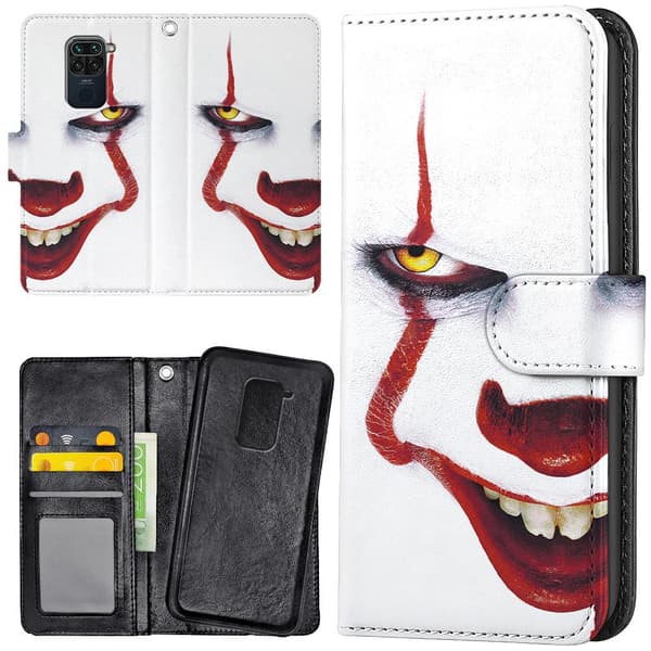 Xiaomi Redmi Note 9 - Plånboksfodral/Skal IT Pennywise