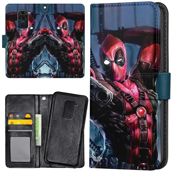 Xiaomi Redmi Note 9 - Mobilcover/Etui Cover Deadpool