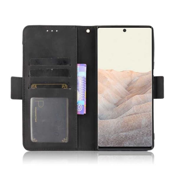 Google Pixel 6 Pro Wallet Case PU-læder 6-SLOT Winston V3
