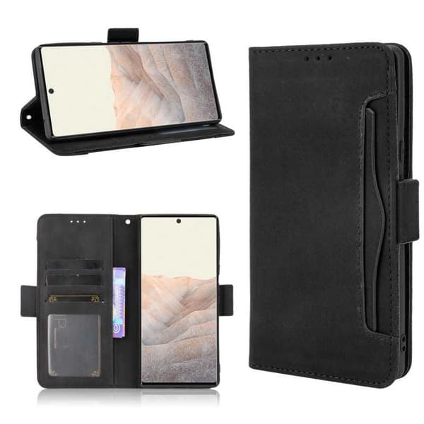 Google Pixel 6 Pro Wallet Case PU-læder 6-SLOT Winston V3