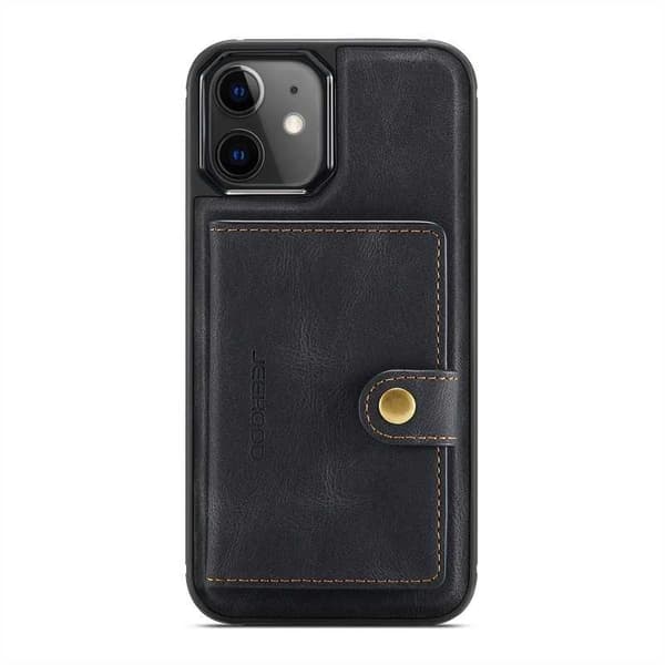 iPhone 12 Mini stødsikker etui med magnetisk kortholder JeeHood