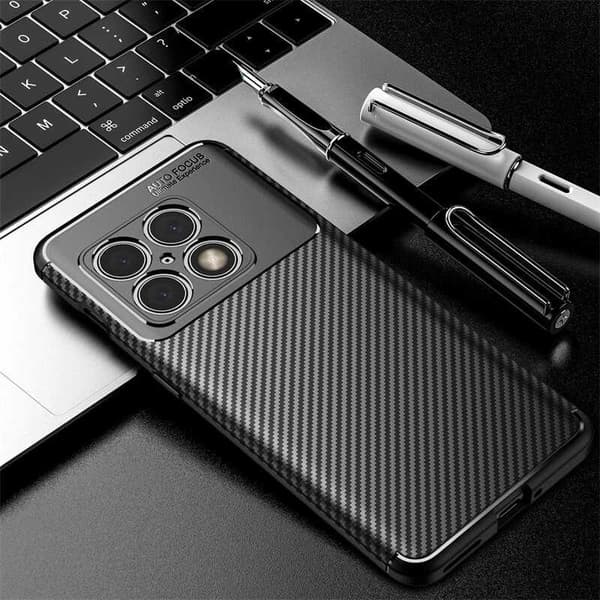Oneplus 10T Stöttåligt Slimmat Skal FullCarbon V4