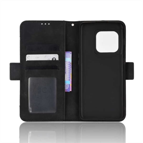 Oneplus 10T pung etui PU læder 6-LOMMES Winston V3