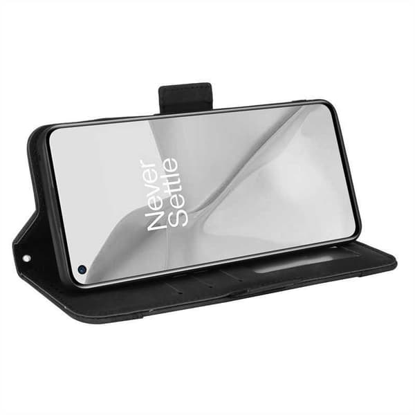 Oneplus 10T pung etui PU læder 6-LOMMES Winston V3
