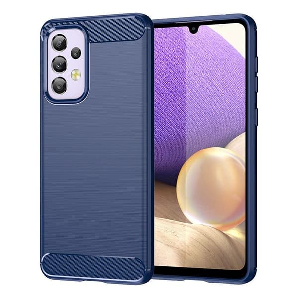 SKALO Samsung A33 5G Armor Carbon Iskunkestävä TPU suojakuori