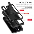Miniatyrbillede 4 af 11: Iphone 13 -Magnetiske Armor skaller - Fuld beskyttelse