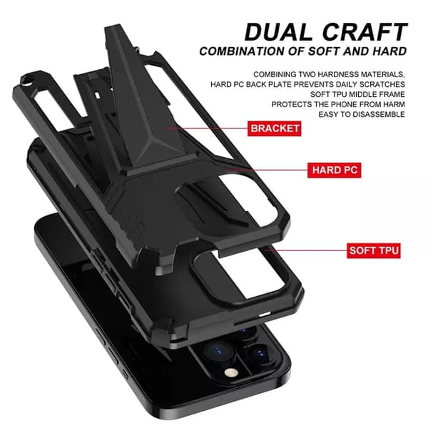 Iphone 13 -Magnetiske Armor skaller - Fuld beskyttelse