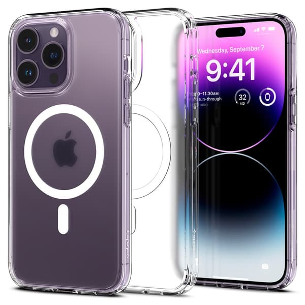 Spigen iPhone 14 Pro Cover Ultra Hybrid MagFit Frost Clear
