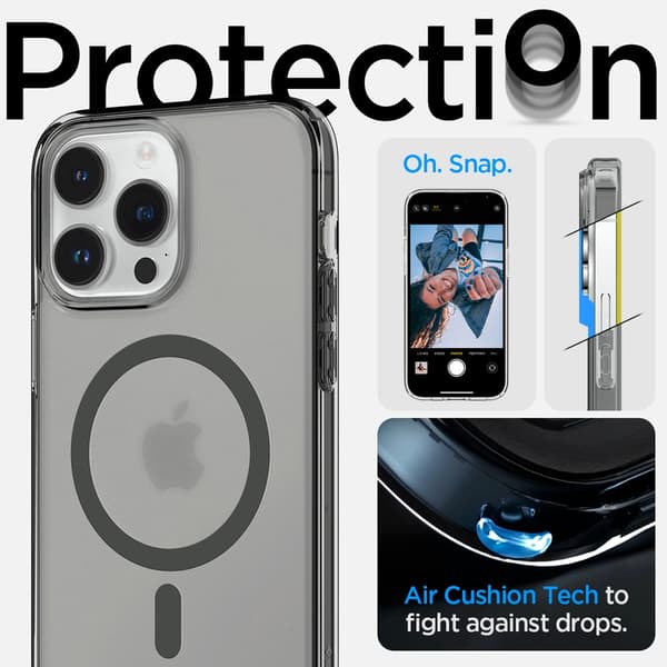 Spigen iPhone 14 Pro Max Cover Ultra Hybrid MagFit Frost Black