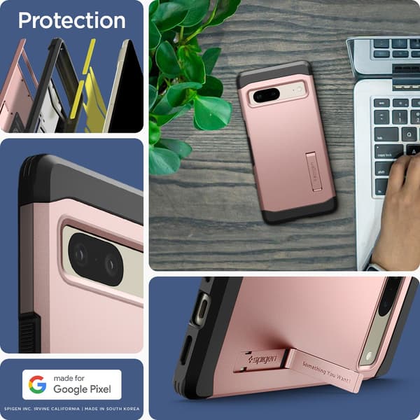 Spigen Google Pixel 7 Cover Tough Armor Roseguld