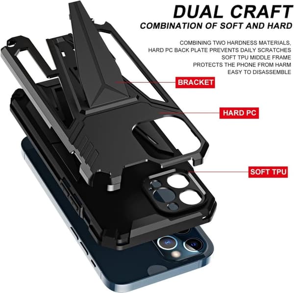 Iphone 12 -Magnetiske Armor skaller - Fuld beskyttelse