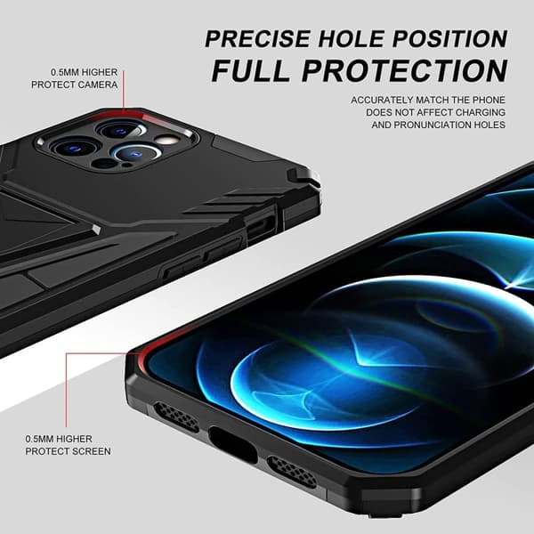 Iphone 12 -Magnetiske Armor skaller - Fuld beskyttelse
