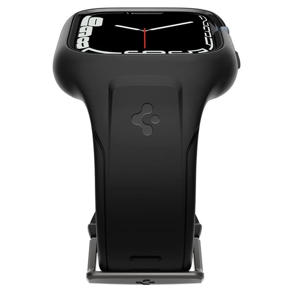 Spigen Apple Watch 41mm Cover med Armbånd Liquid Air Pro Sort