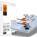 Miniatyrbild 1 av 7: Spigen iPhone 14/iPhone 14 Plus Kameraskydd GLAS.tR EZ Fit Optik Pro Blå 2-pack