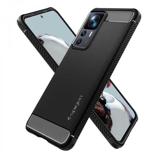 Spigen Xiaomi 12T/12T Pro Kuori Rugged Armor Matte Black