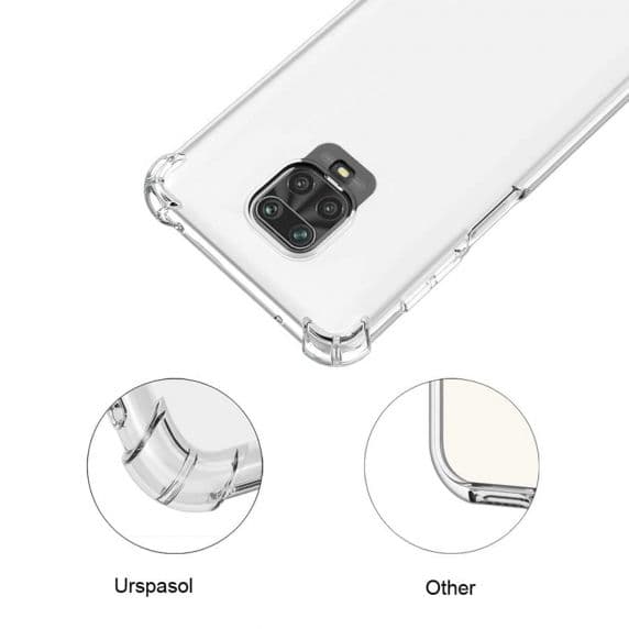 Xiaomi Redmi Note 9 Pro 4G Shockproof Mobilskal – Transparent
