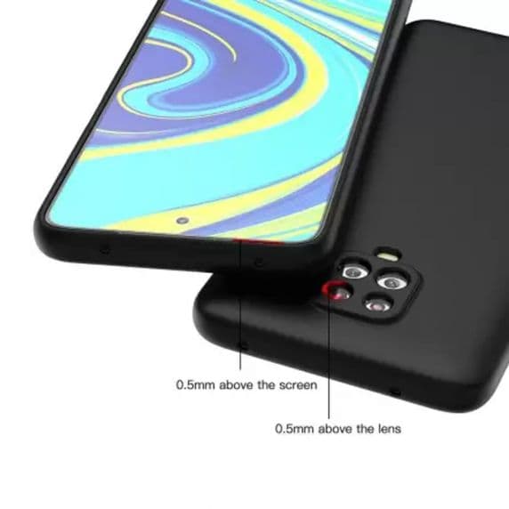 Xiaomi Redmi Note 9 Pro 4G Silikonskal – Svart