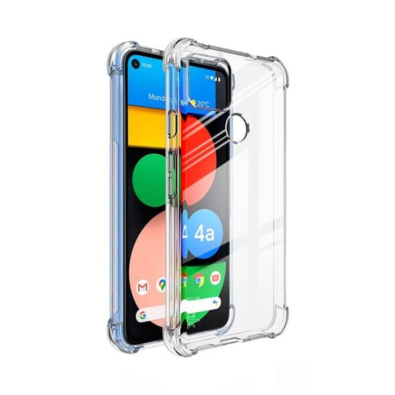 Google Pixel 4A Shockproof Skal – Transparent Google Pixel 4A Shockproof Skal – Transparent