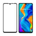 Miniatyrbild 2 av 2: Huawei P30 Lite Skärmskydd – 3D Härdat Glas Svart (miljö)