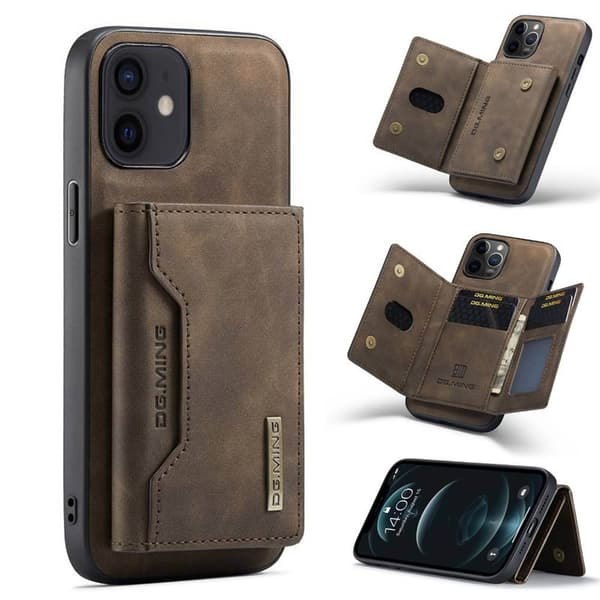 DG-Ming M2 deksel Apple iPhone 12 - Coffee