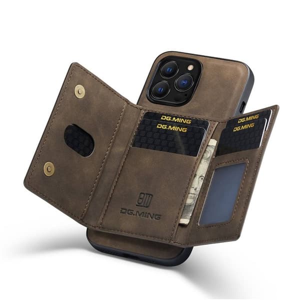 DG-Ming M2 kuori Apple iPhone 13 Pro - Coffee