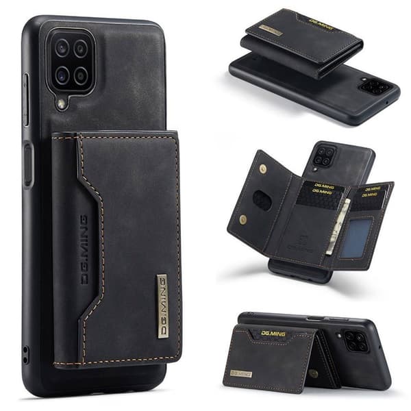DG-Ming M2 kuori Samsung Galaxy A12 - Musta