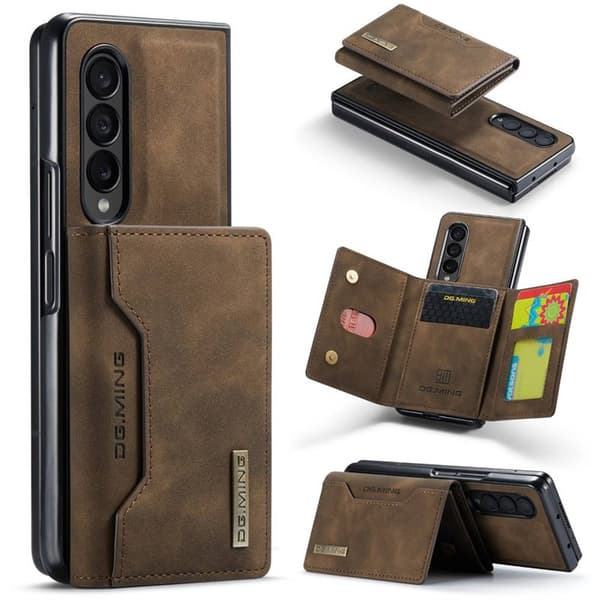 DG-Ming M2 kuori Samsung Galaxy Z Fold 3 - Coffee