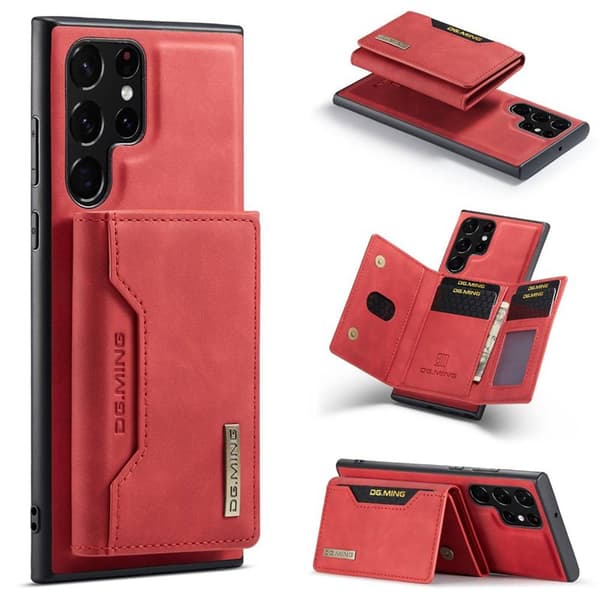 DG-Ming M2 kuori Samsung Galaxy S23 Ultra - Punainen