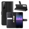 Miniatyrbild 4 av 4: Sony Xperia 10 III Plånboksfodral med Stativ – Svart