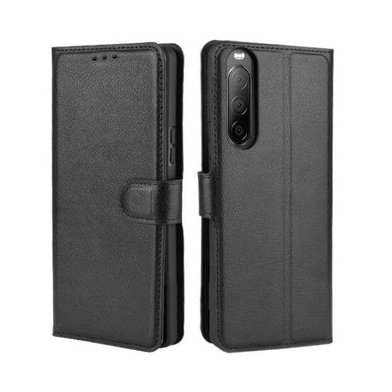 Sony Xperia 10 III Plånboksfodral med Stativ – Svart