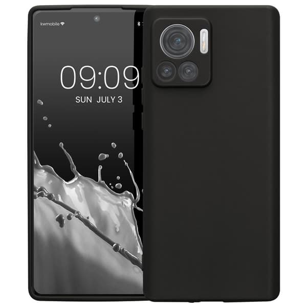 Silikone cover Motorola Edge 30 Ultra  - Sort