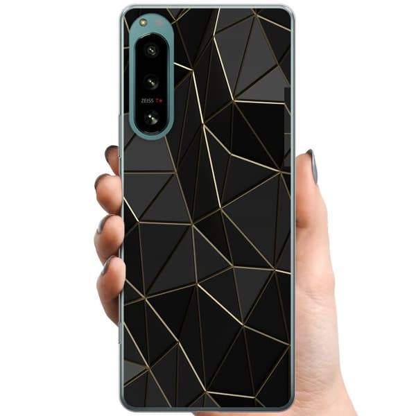 Sony Xperia 5 IV TPU Matkapuhelimen kuori Keskiyö