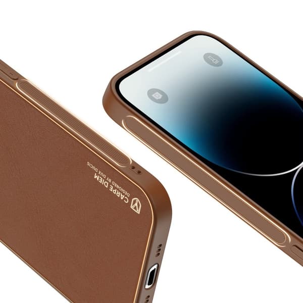 DUX DUCIS iPhone 14 Pro Max Kuori Ruskea