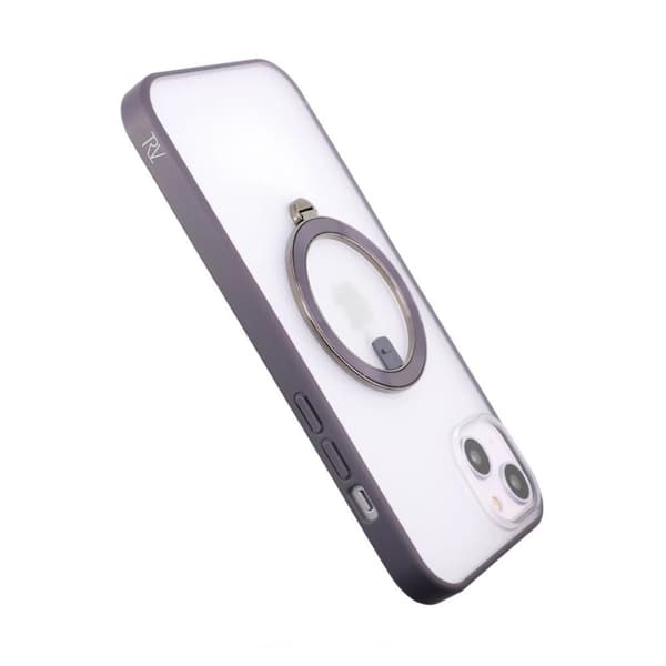 iPhone 14 Skal med MagSafe Stativ Rvelon - Lila