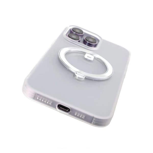 iPhone 14 Pro Skal med MagSafe Stativ Rvelon - Vit