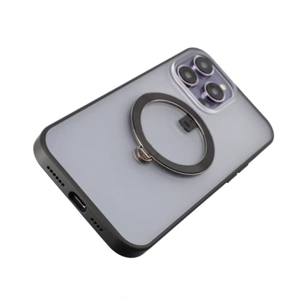 iPhone 14 Pro Skal med MagSafe Stativ Rvelon - Svart