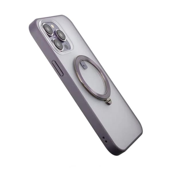 iPhone 14 Pro Max Skal med MagSafe Stativ Rvelon - Lila