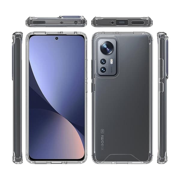 Xiaomi 12T/12T Pro Stöttåligt Skal - Transparent
